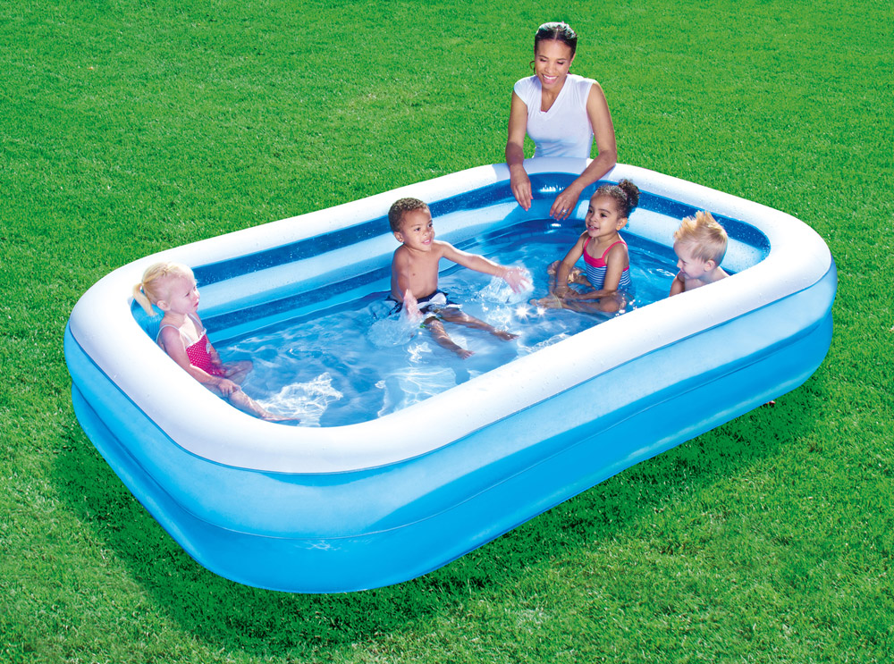 Bazén obdélníkový 262 x 175 x 51 cm modrobílý | TV PRODUCTS CZ