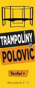Trampolíny za polovic