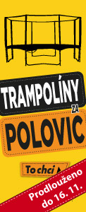 Trampolíny za polovic