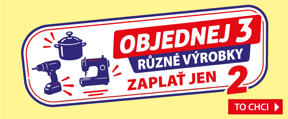 Akce objednej 3 zaplať 2