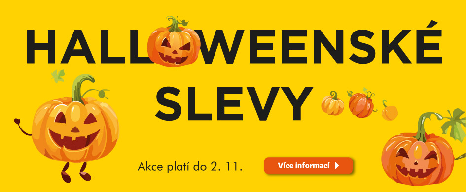 Halloweenské slevy