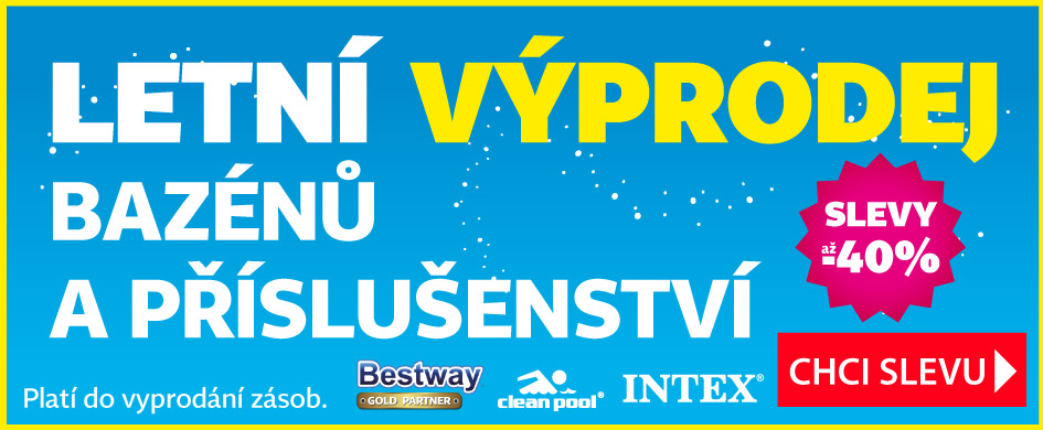 Bazény letní výprodej