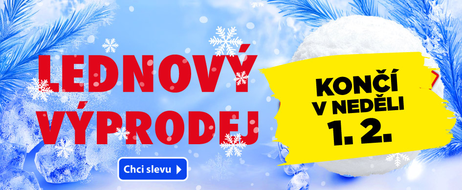 lednový výprodej prodloužení