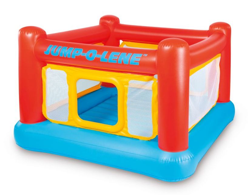 Intex 48260 Nafukovací trampolína JUMP-O-LENE 174 x 174 x 112 cm, červená