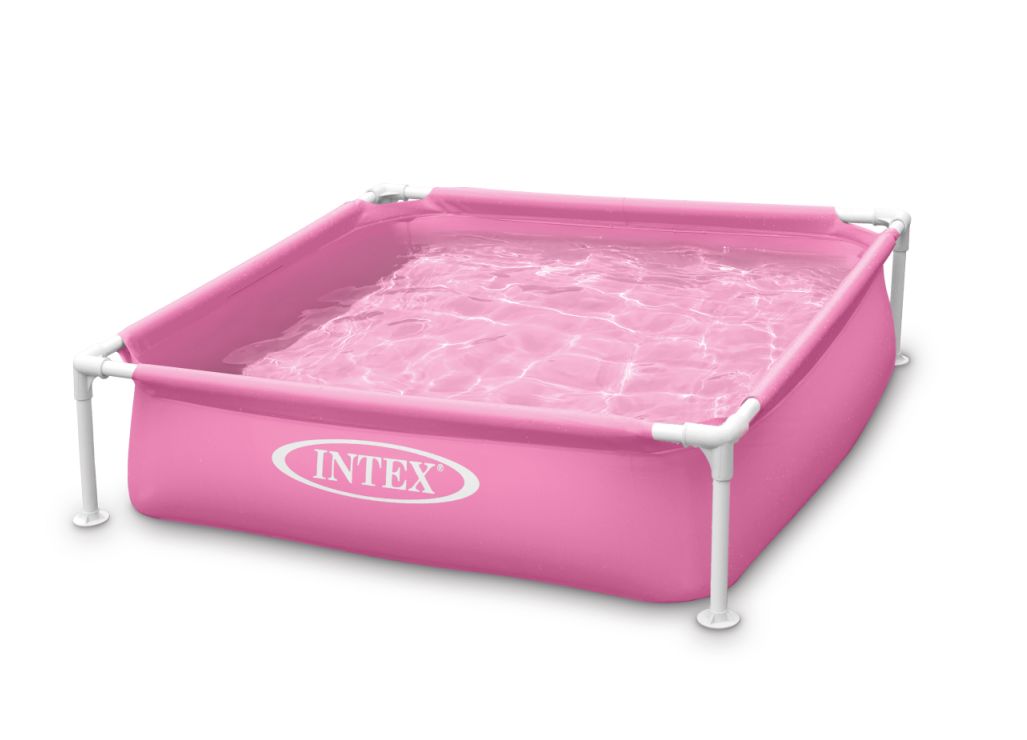 Levně Intex 57172 Dětský bazén Mini Frame 122 x 122 x 30 cm růžový