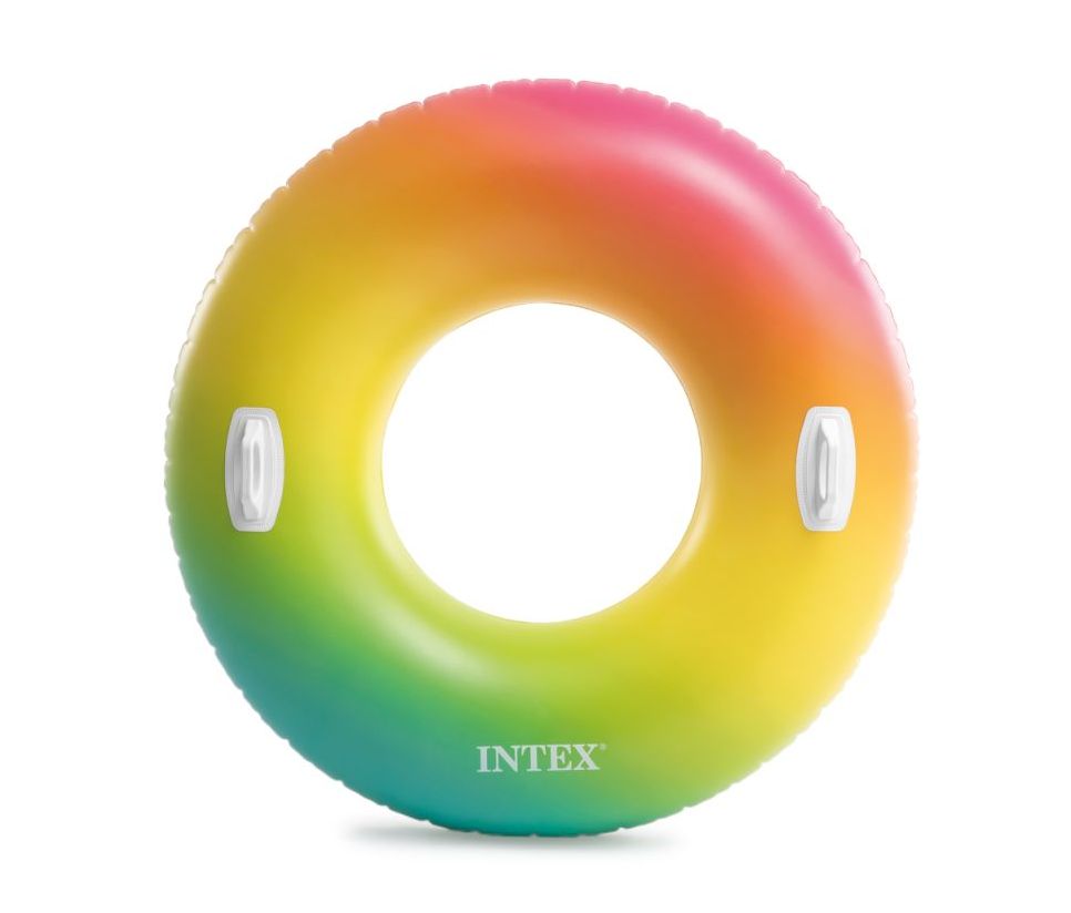 Levně Intex 58202 Nafukovací kruh RAINBOW OMBRE 122 cm