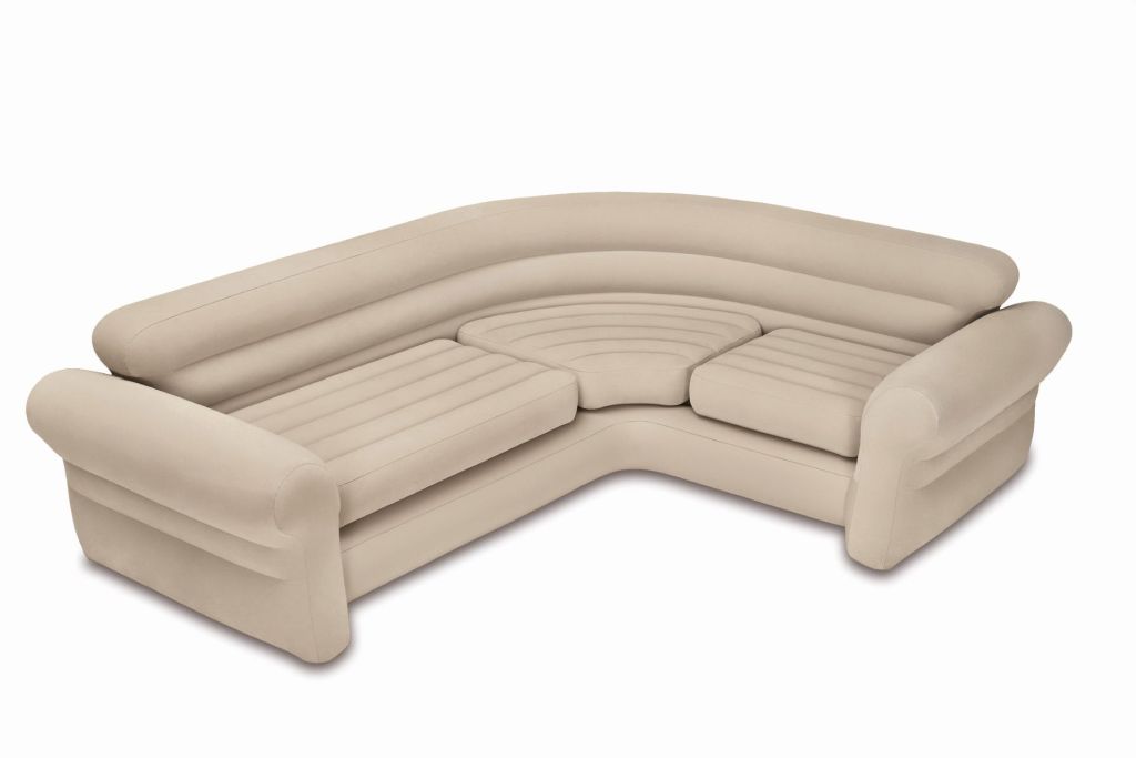 Intex Corner Sofa nafukovací rohová pohovka 257 x 203 x 76 cm 68575