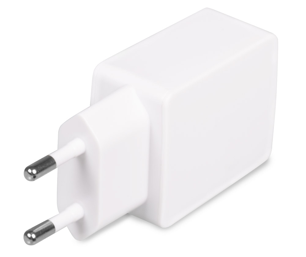 Levně Platinium Síťový adaptér na USB 5V/1A, bílý