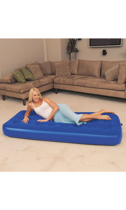 Air Bed Klasik Twin jednolůžko modrá 188 x 99 x 22 cm 67001