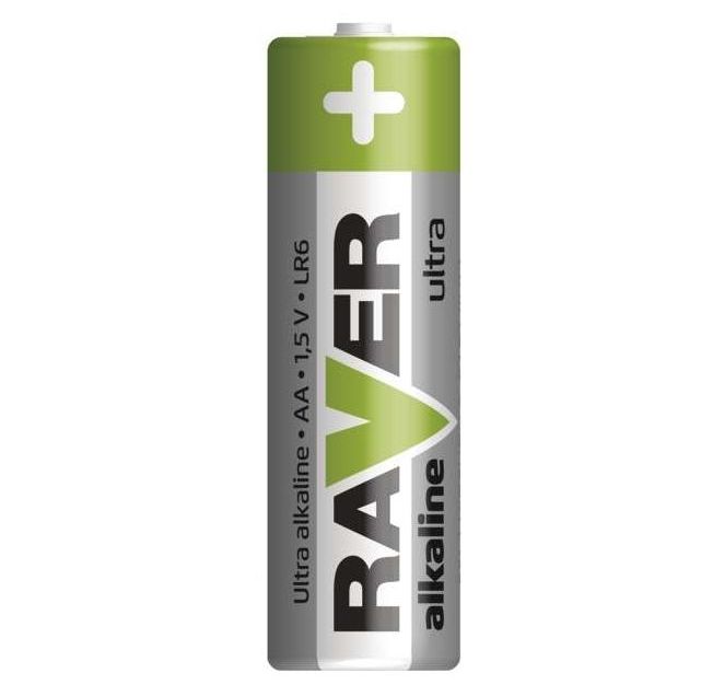 RAVER Alkalická baterie Raver 1,5V AA 1ks 1320218000