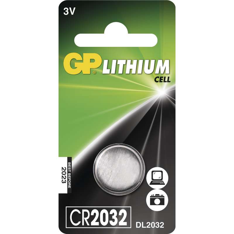 GP Batteries Lithium CR2032 1ks 1042203211