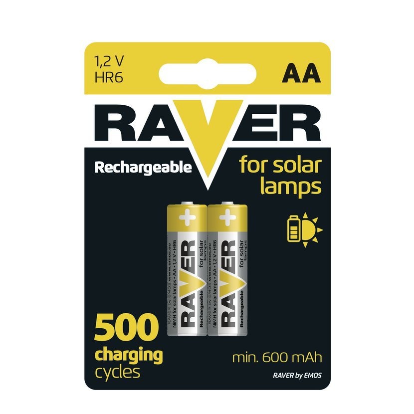 Levně RAVER Baterie AA 600 mAh 1332212030