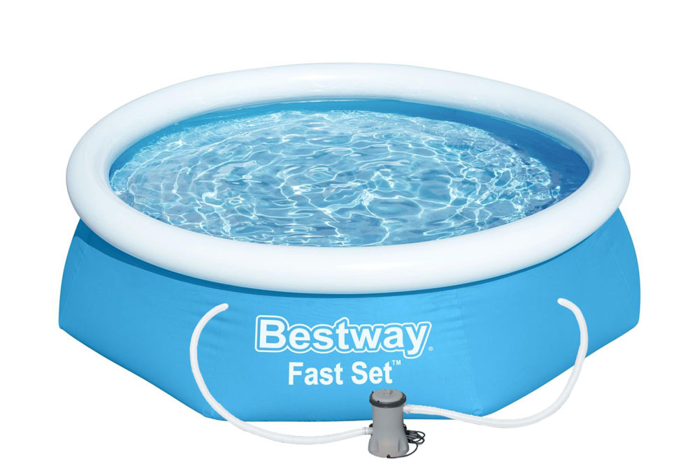 Levně Bestway 57450 Bazén Fast Set 2,44 x 0,61 m s kartušovou filtrací