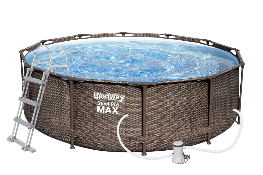 Bestway Bazén Steel Pro Max Rattan 3,66 x 1 m - 56709