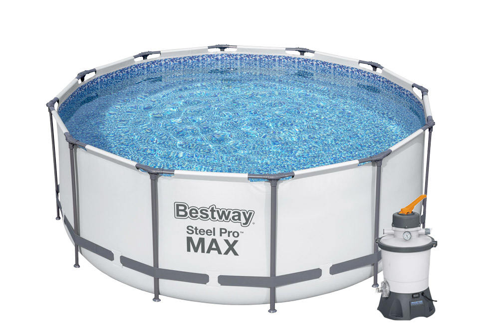 Bestway 16420PFS Bazén Steel Pro Max 3,66 x 1,22 m s pískovou filtrací STANDARD PLUS 3028 l/hod