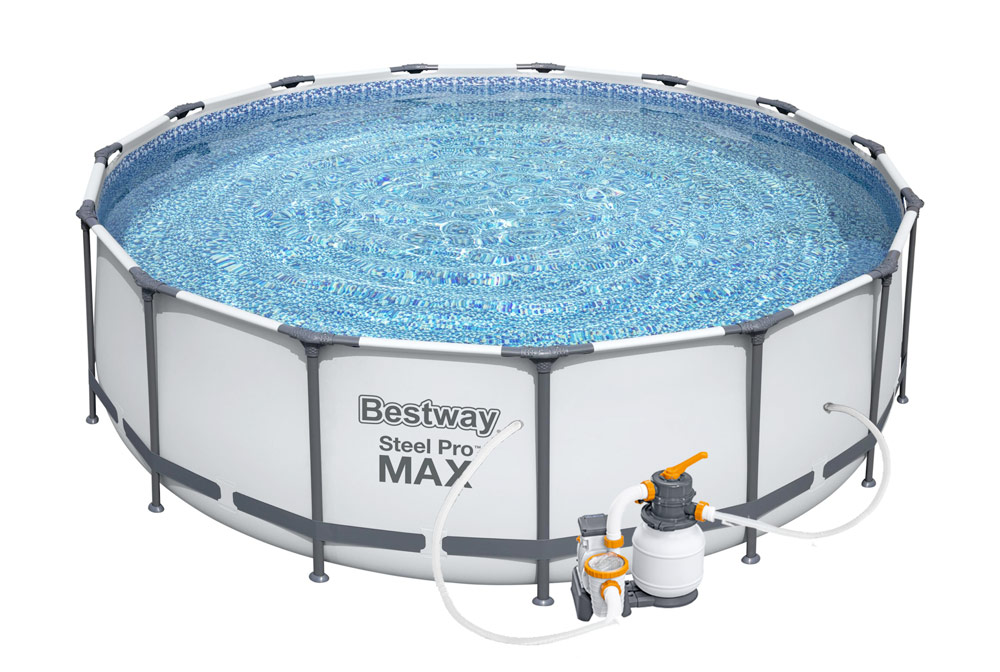 Levně Bestway 16438PFP Bazén Steel Pro Max 4,57 x 1,22 m s pískovou filtrací PROFI 5678 l/hod