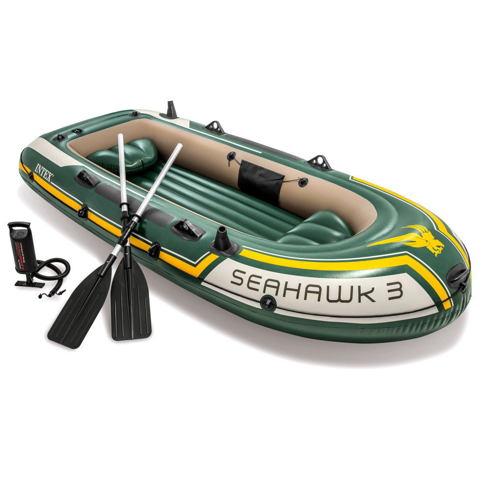 Intex 68380 Nafukovací člun Seahawk 3 Set - 295 x 137 x 43 cm