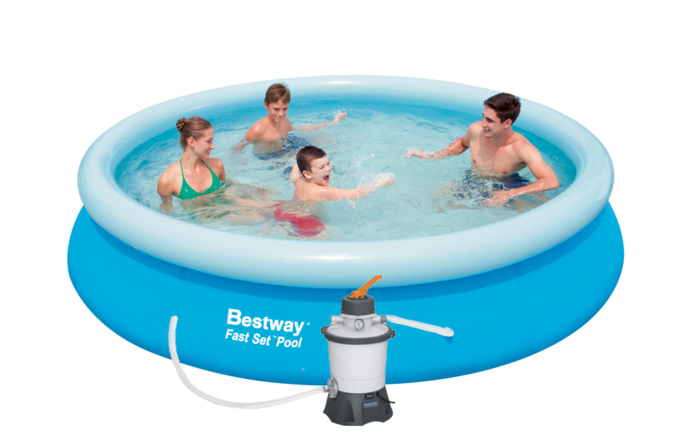Levně Bestway 57273PFS Bazén Fast Set 3,66 x 0,76 m s pískovou filtrací STANDARD PLUS 3028 l/hod
