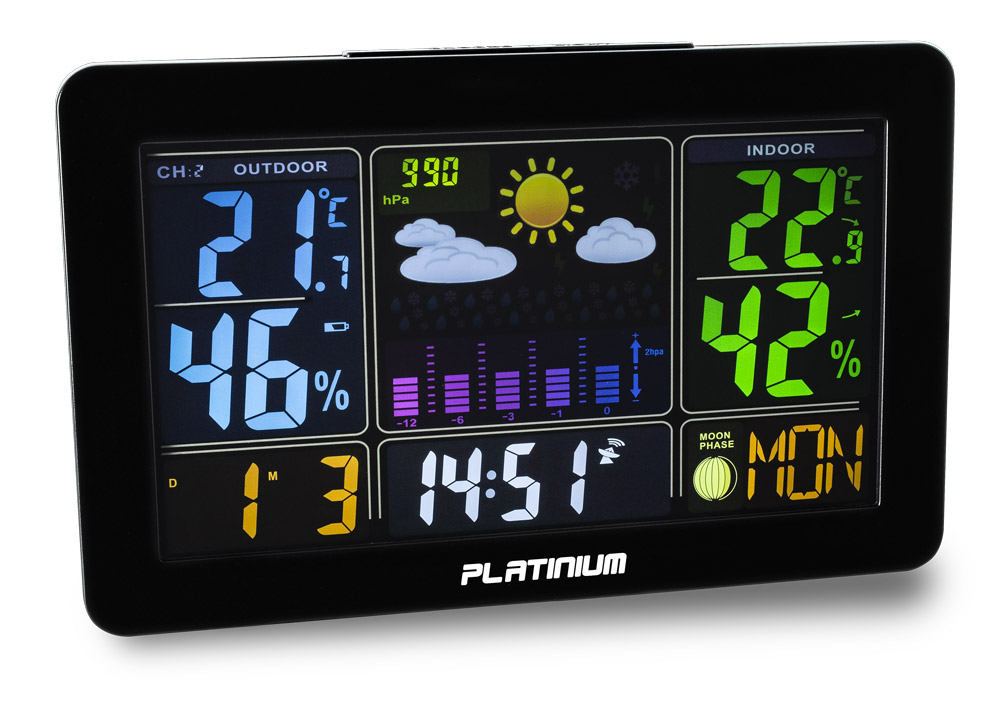 Levně Platinium Bezdrátová meteostanice SUN