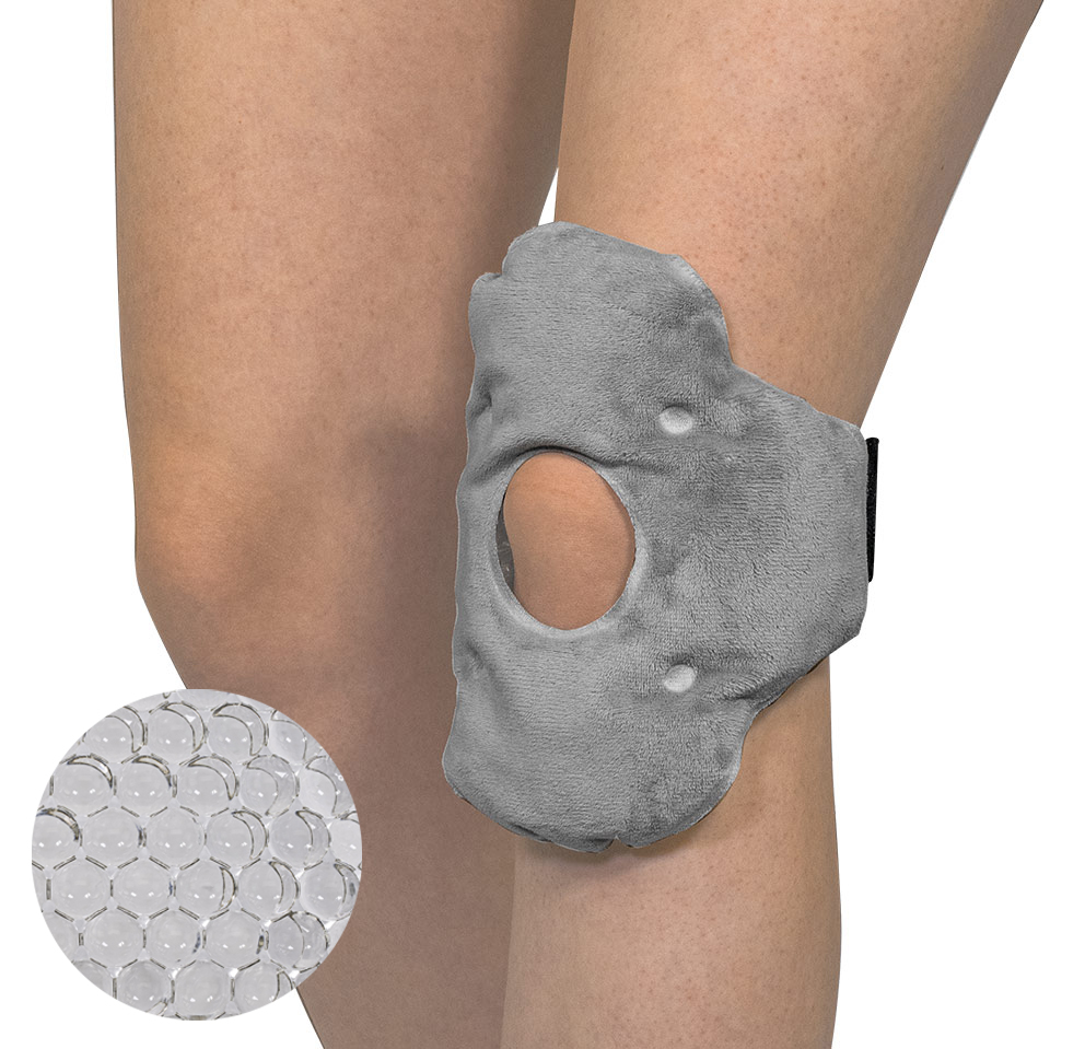 Wellife Hot&amp;Cold gelový polštářek na koleno, 22 x 20 cm