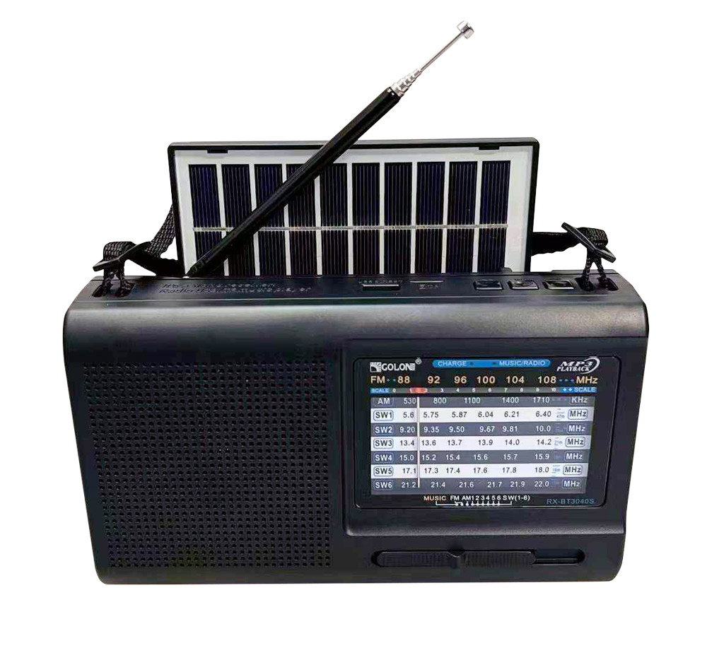 Platinium Přenosné mini rádio SOLAR RX-BT3040S