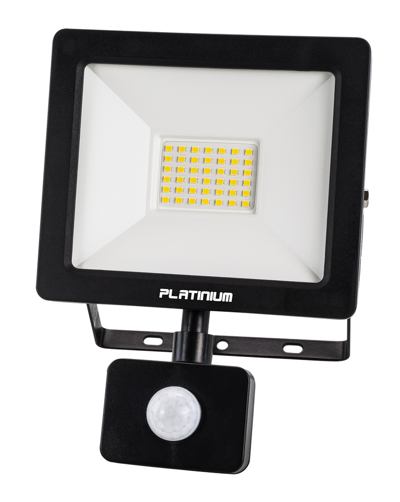 Levně Platinium LED úsporný reflektor s detektorem pohybu 30 W FL-FDC30W-PIR