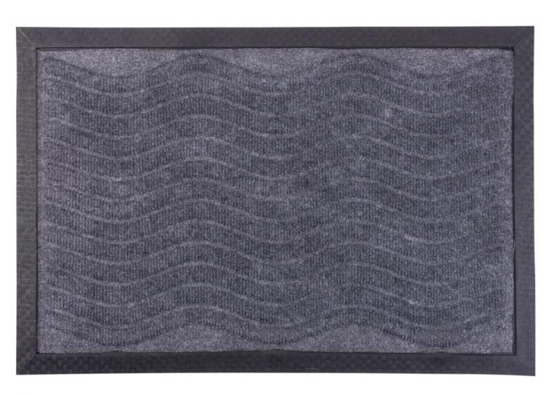 MagicHome Rohožka Waves, akryl, 40 x 60 cm - šedá