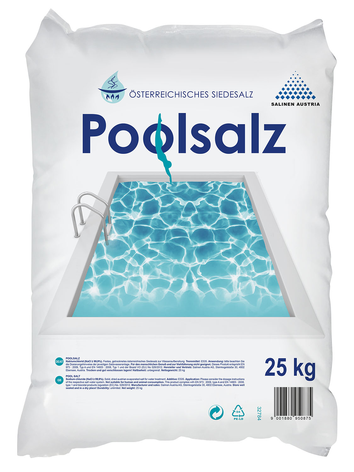 Levně Clean Pool Bazénová sůl 25 kg