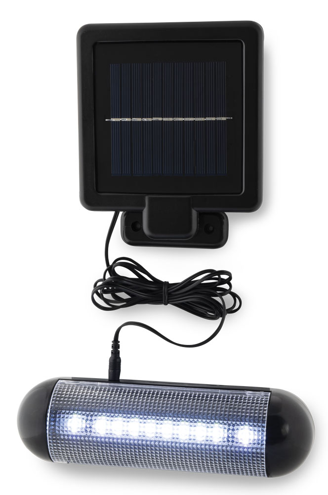 Levně Platinium Nástěnné solární LED světlo s externím panelem SL-3008