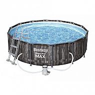 Bazén Steel Pro Max Wood 427 x 107 cm s příslušenstvím