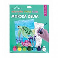 Malování podle čísel - Mořská želva