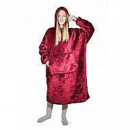 Televizní mikina s kapucí HOODIE, S-XXL bordó