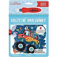 Kouzelné omalovánky - auto-moto