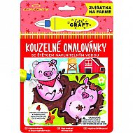 Kouzelné omalovánky - zvířátka na farmě