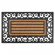 Rohožka Ornament, 45 x 75 cm, guma/kokos