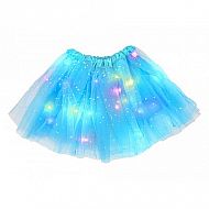 LED svítící sukně Glow Princess modrá