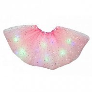 LED svítící sukně Glow Princess růžová