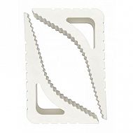 Zarážka na dveře a okna STOPPER bílá, sada 2 ks