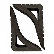 Zarážka na dveře a okna STOPPER hnědá, sada 2 ks