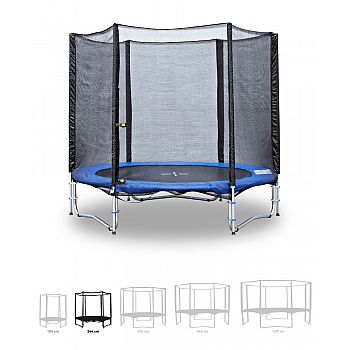 Trampolína 244 cm + ochranná síť TV Products