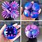 3d gear ball fialovomodra tvary 