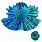 3d gear ball modrozelena 