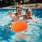 letajici vodni frisbee splash bazen 