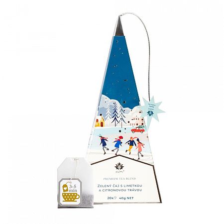 caj zeleny limetka citr.trava20ks pyramida kluziste 