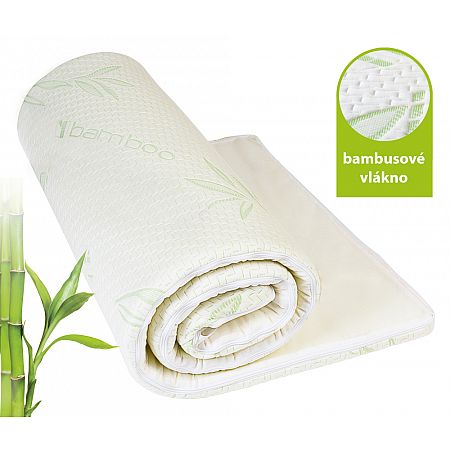 matrace vrchni memory bamboo 1 2 