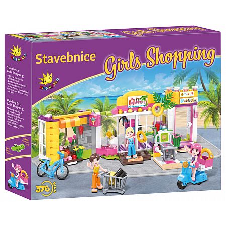 stavebnice girls shopping-box 